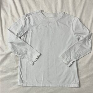 Cat & Jack White Tee with Orange Logo Print